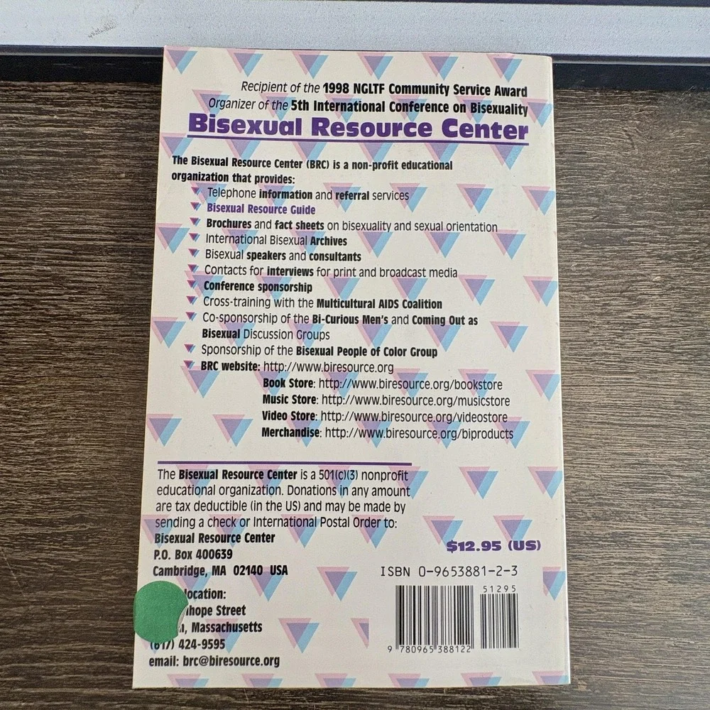 2000 Bisexual Resource Guide Robyn Ochs LGBTQ‎ Politics Paperback Softcover Book